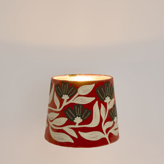 AD Daisy Velvet Tapered Shade Rust