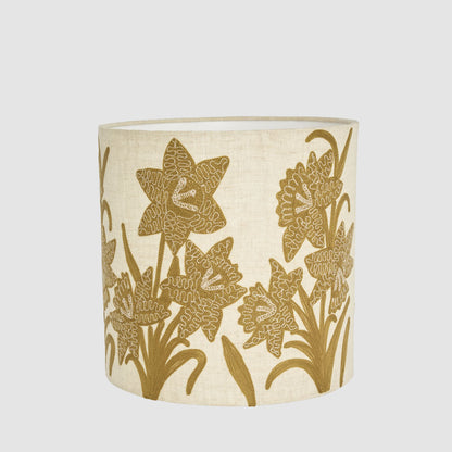 Narcissus Linen Drum Shade Butternut