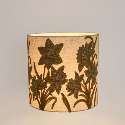 Narcissus Linen Drum Shade Butternut