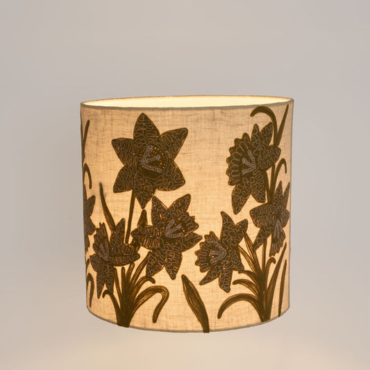 Narcissus Linen Drum Shade Butternut