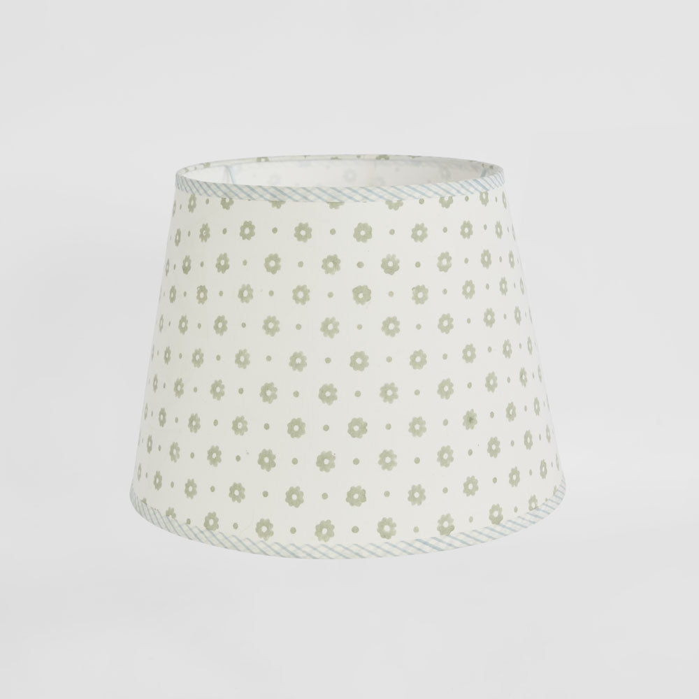 Cottage Bloom Block Print Shade Grey