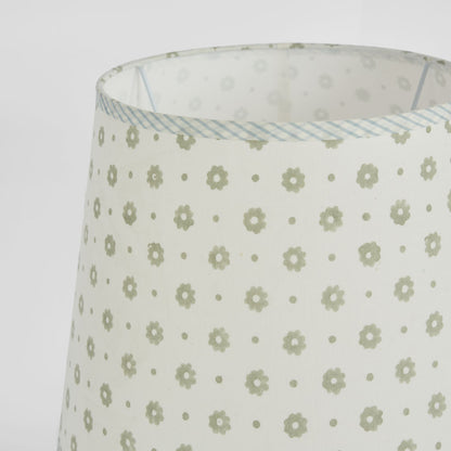 Cottage Bloom Block Print Shade Grey