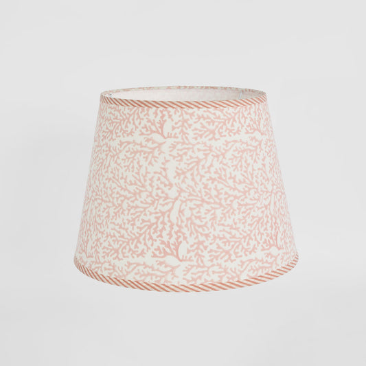 Coral Bay Block Print Tapered Shade Pink