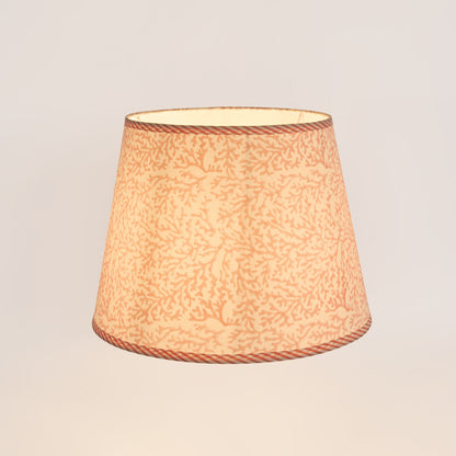 Coral Bay Block Print Tapered Shade Pink