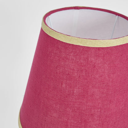 Audrey 100% Linen Tapered Shade Fuchsia
