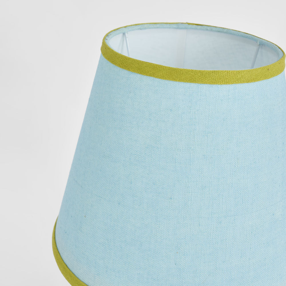 Audrey 100% Linen Tapered Shade Blue