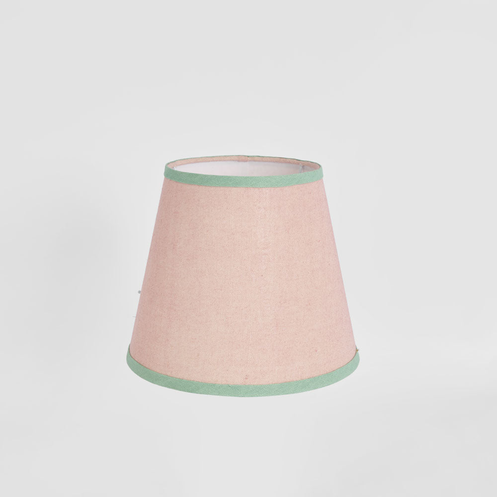 Audrey 100% Linen Tapered Shade Pink