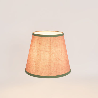Audrey 100% Linen Tapered Shade Pink