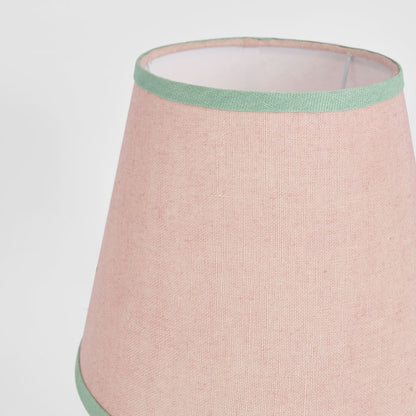 Audrey 100% Linen Tapered Shade Pink