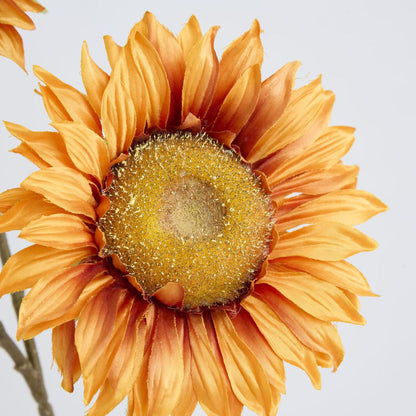 Sunflower Spray 87cm Orange