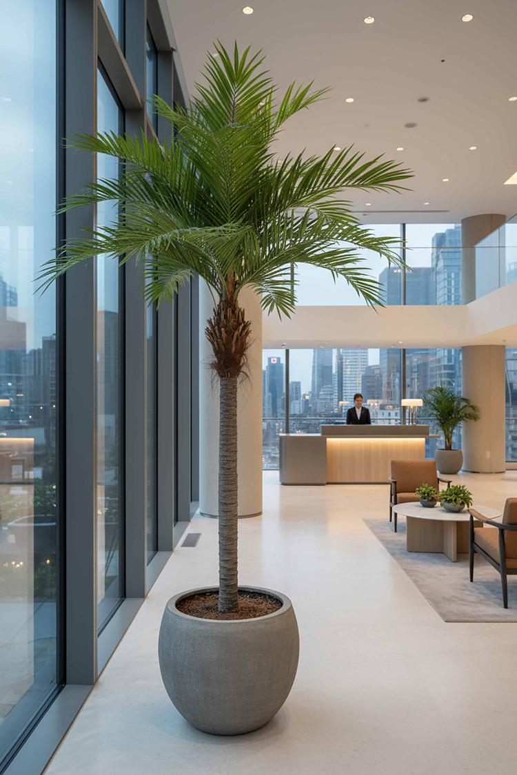 Majesty Palm With 960 Leaves Green 240cm