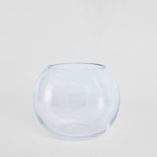 Fish Bowl Glass Vase 16cm