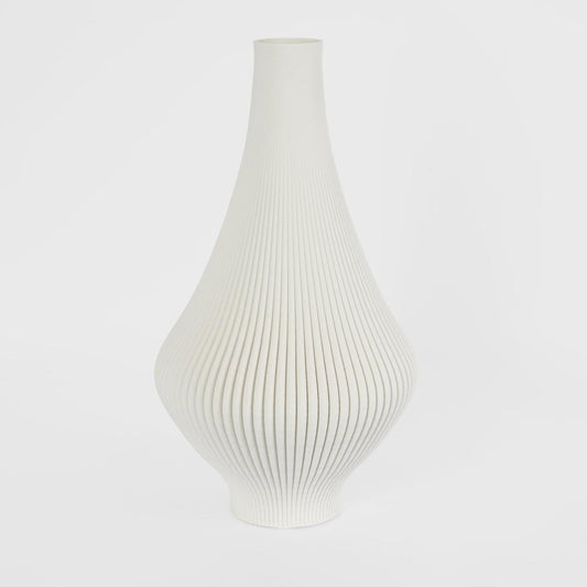 Verne 3D Vase LGE White