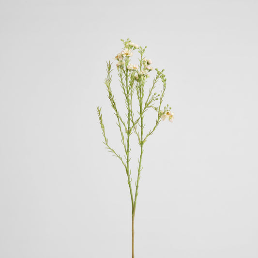 Wax Flower Spray 84cm White