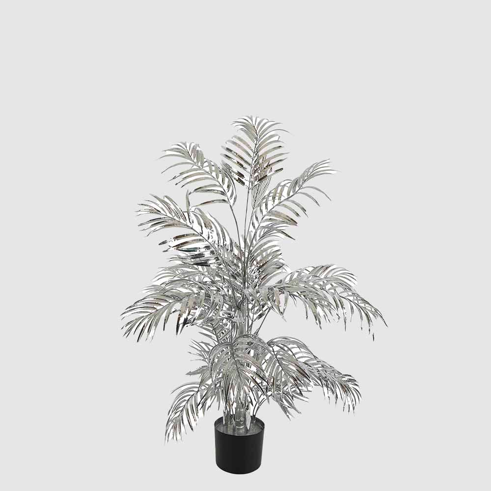 Areca Palm 522 Leaves Metallic Silver
