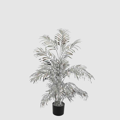 Areca Palm 522 Leaves Metallic Silver