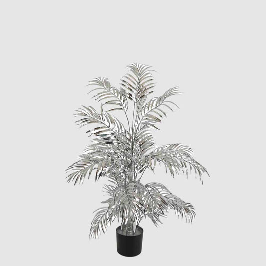 Areca Palm 522 Leaves Metallic Silver