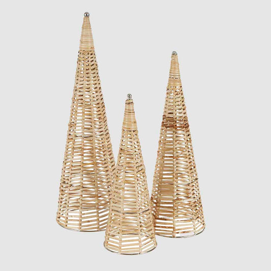 Cane Cone Tree Set of 3