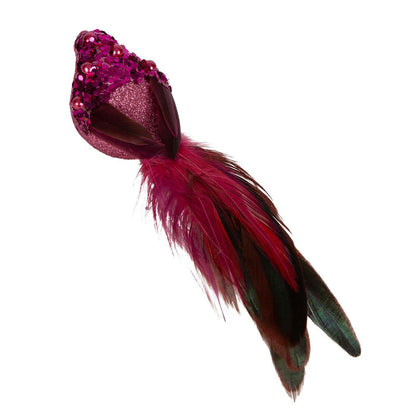 Armand Clip on Bird Decoration Pink