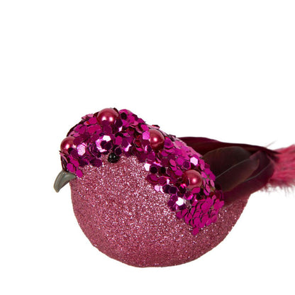 Armand Clip on Bird Decoration Pink