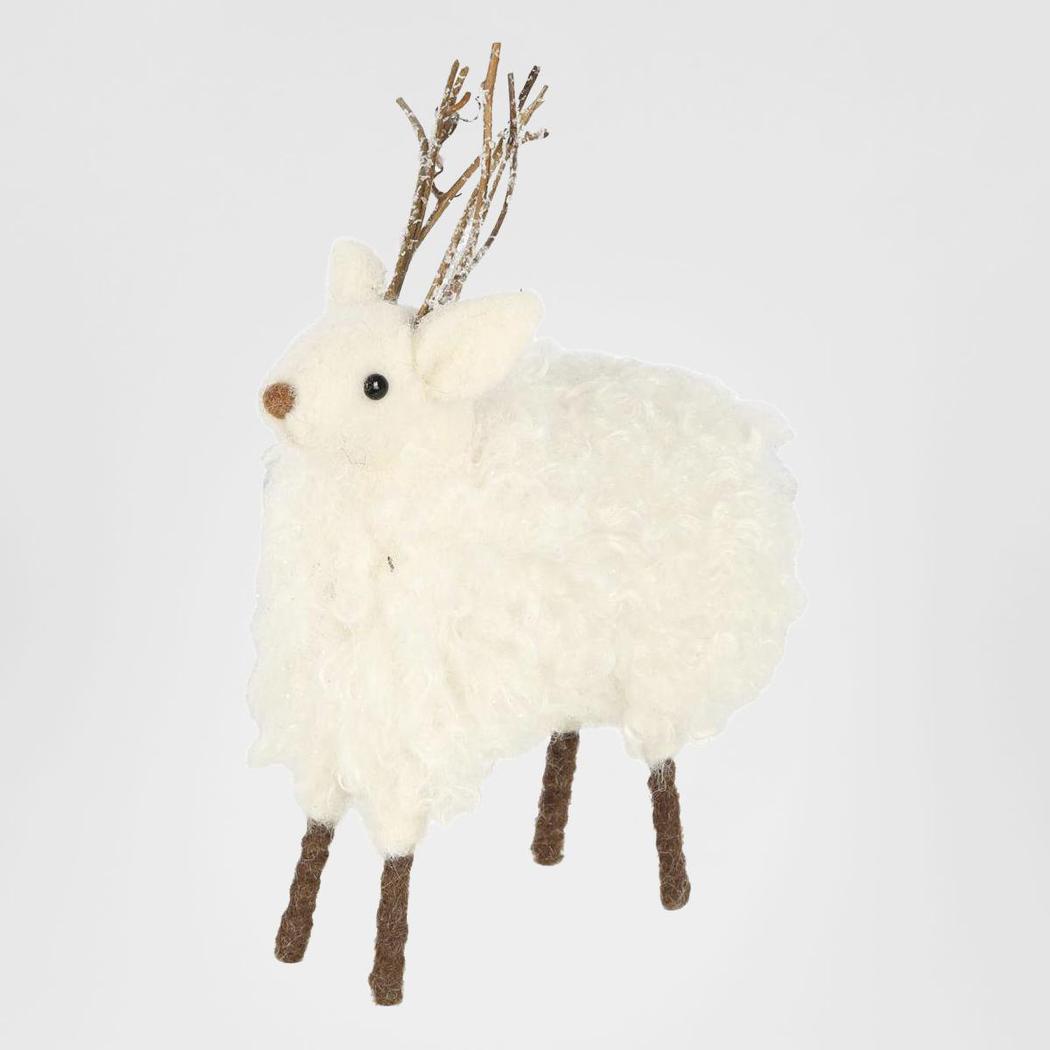 Andie Felt Deer Small White