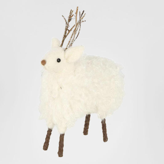 Andie Felt Deer Small White