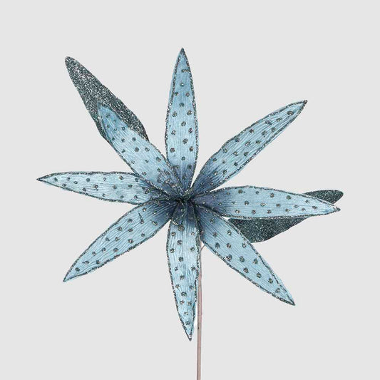 Velvet Tiger Lily Stem Blue