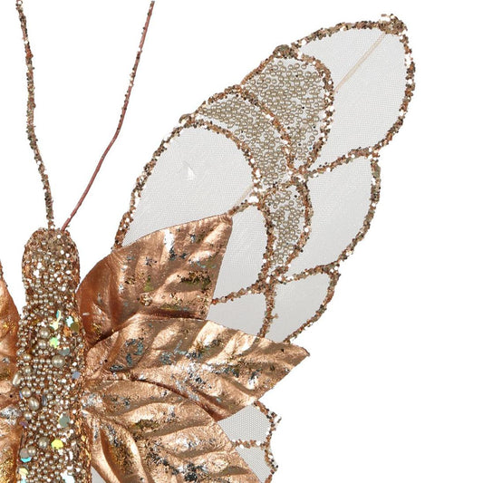 Aline Clip on Butterfly Gold