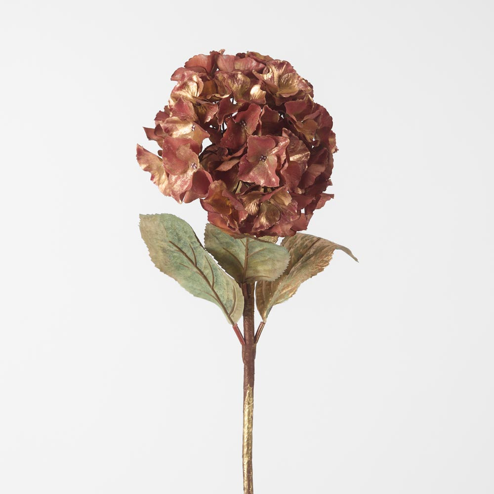 Gilded Hydrangea Stem Bronze