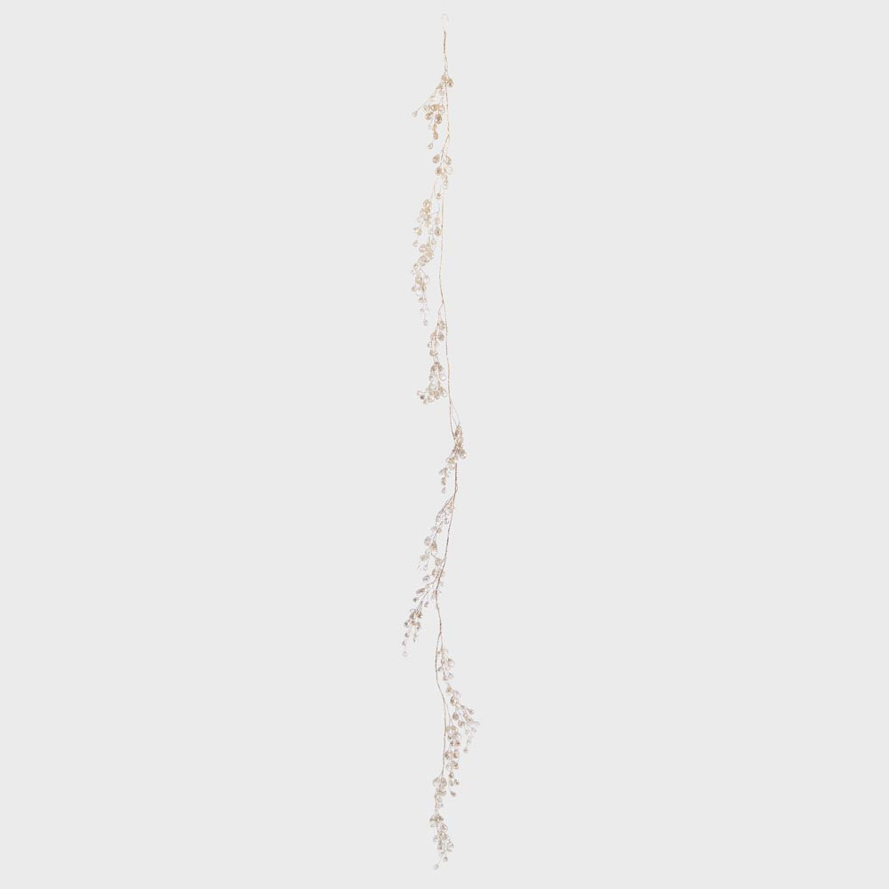 Crystal Drop Garland Gold
