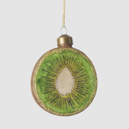 Sugared Kiwi Fruit Tree Decoration