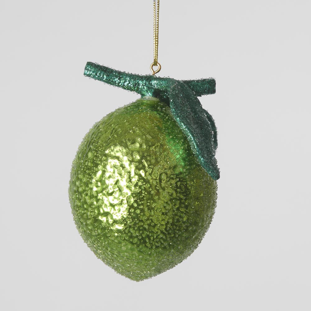 La Dolce Vita Glitter Lime Decoration