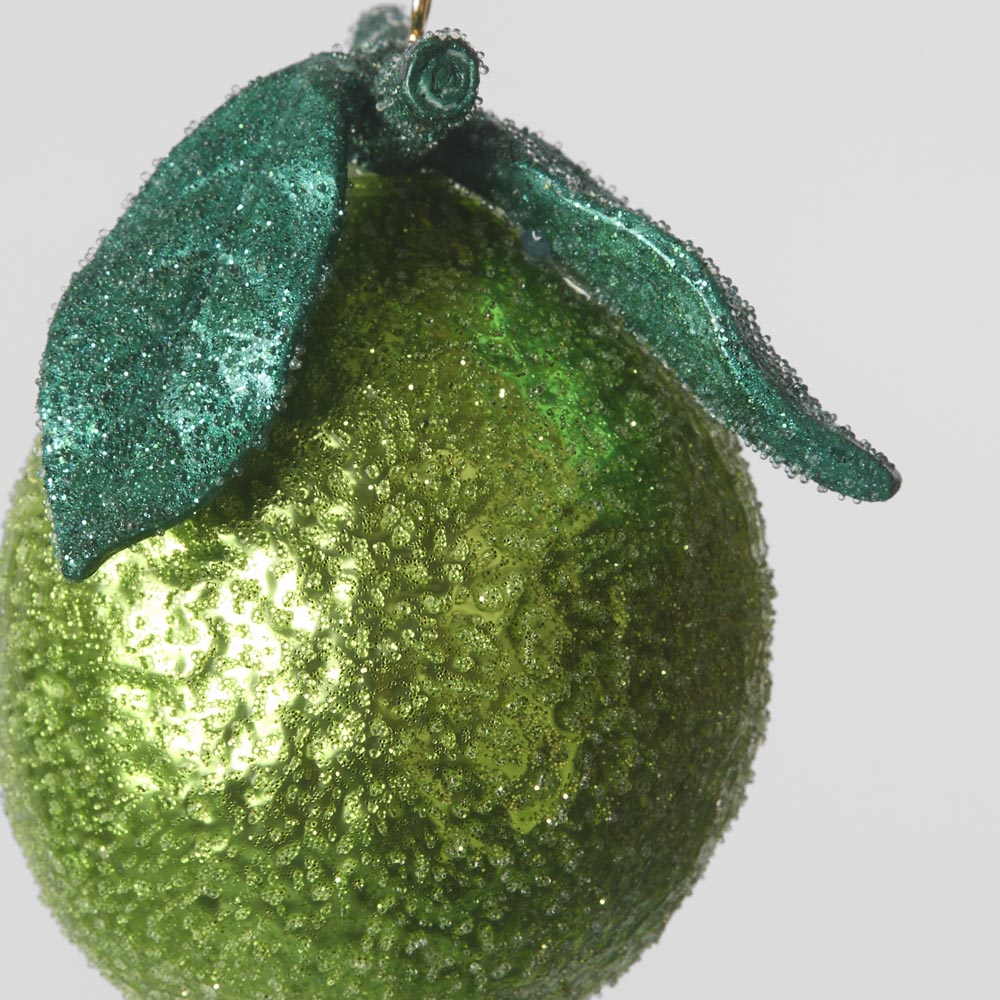 La Dolce Vita Glitter Lime Decoration