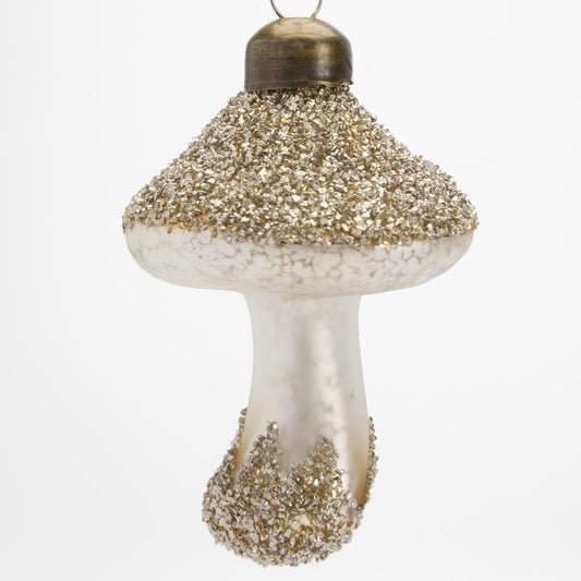 Champagne Glitter Mushrooms - Box Set of 3