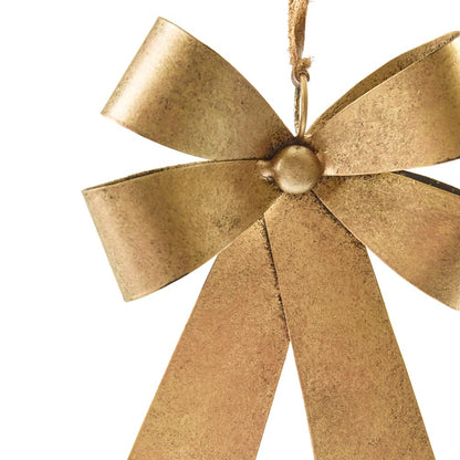 Brass Bow Tree Decoration