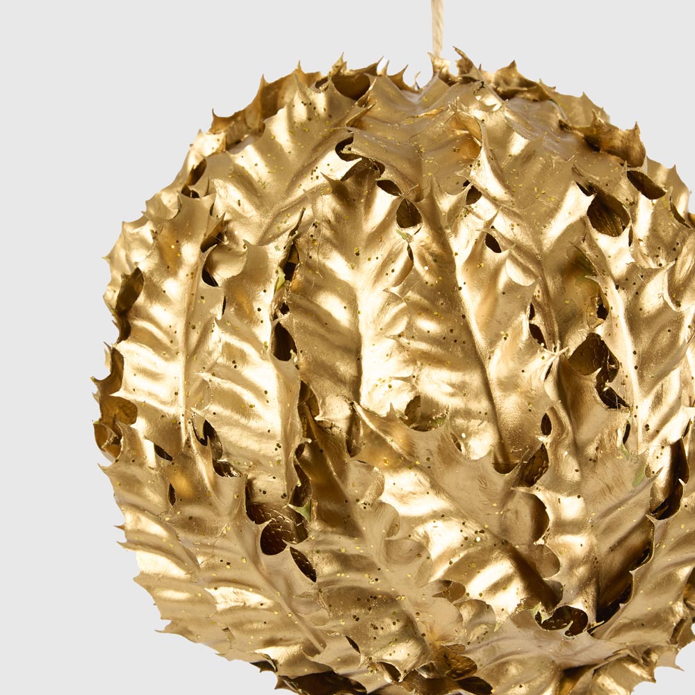 Holly Bauble Gold