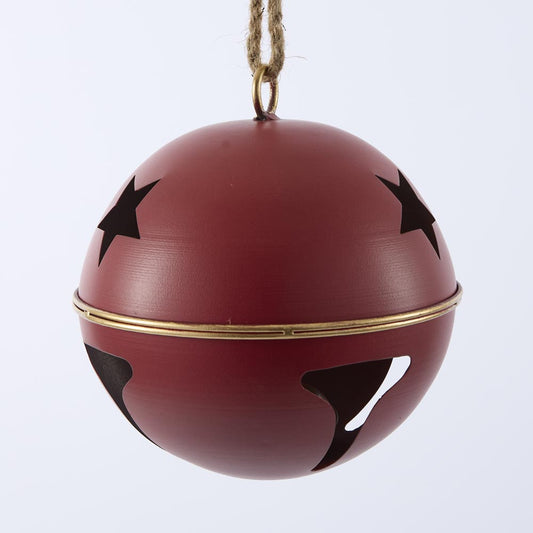 Red Round Star Bell Medium