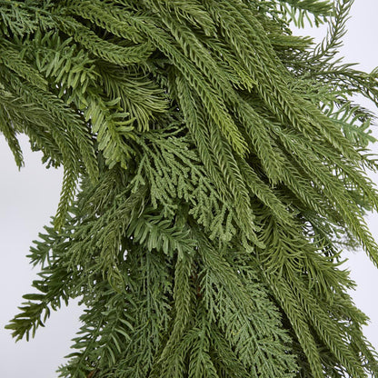 Mixed Cypress Wreath 91cm