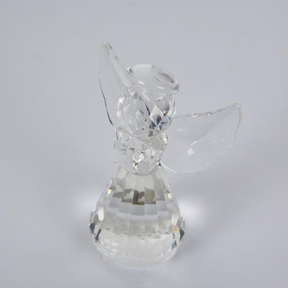 Lustre Glass Cut Angel Clear Small