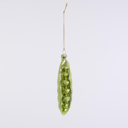 Sugared Peas in a Pod Decorations - Set of 3