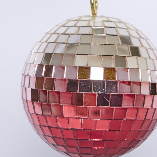 Disco Ball Hanging Small Fuchsia