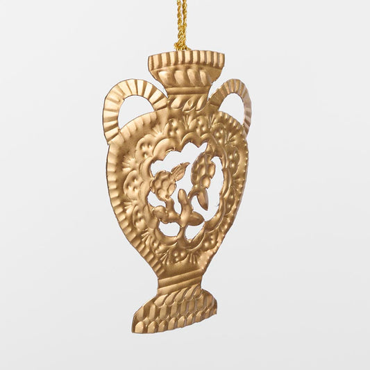 Gilt Urn Hanging Decoration