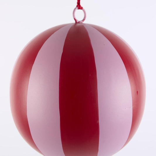 La Dolce Vita Striped Iron Bauble Large