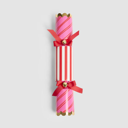Carnival Stripe Crackers Red & Pink – Box of 6