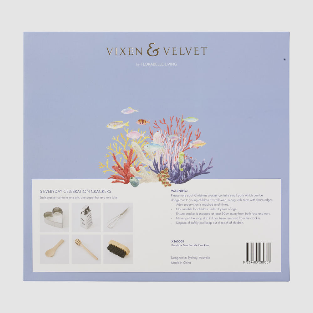 Coral Mystery Crackers – Box of 6