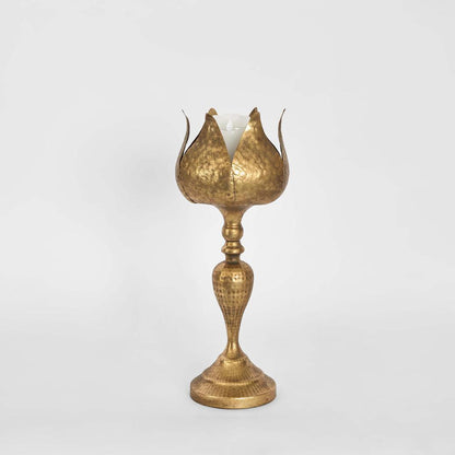 Pod Golden Candle Stand Large