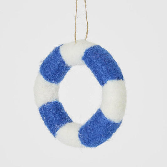 Buoy Hanging Tree Decoration Blue