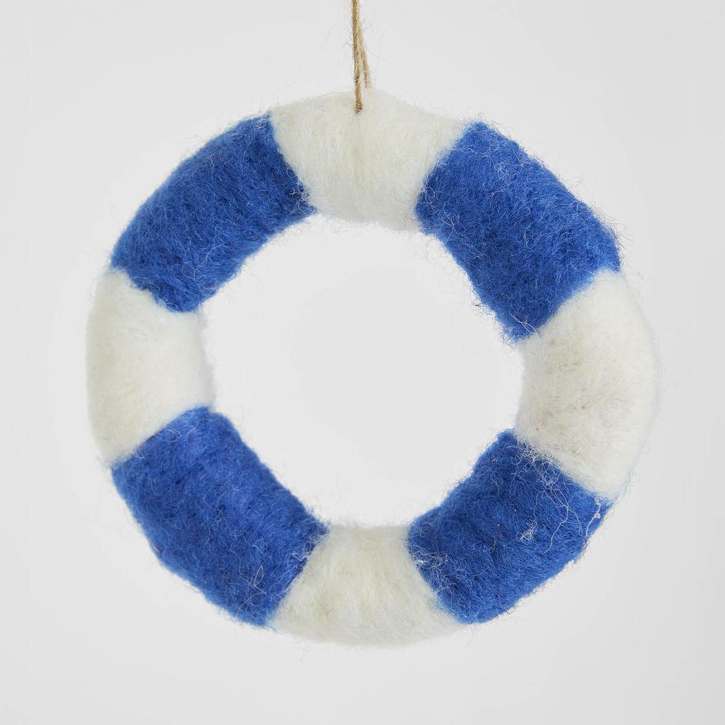 Buoy Hanging Tree Decoration Blue