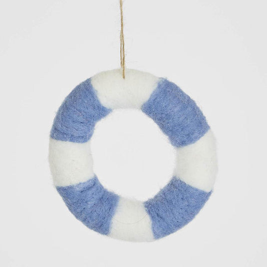 Buoy Hanging Tree Decoration Light Blue