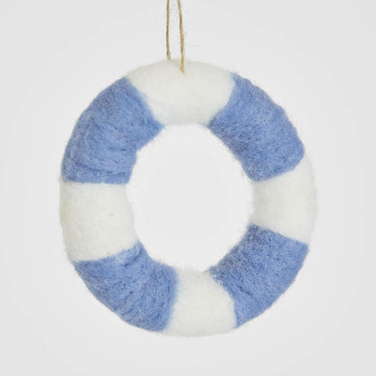 Buoy Hanging Tree Decoration Light Blue